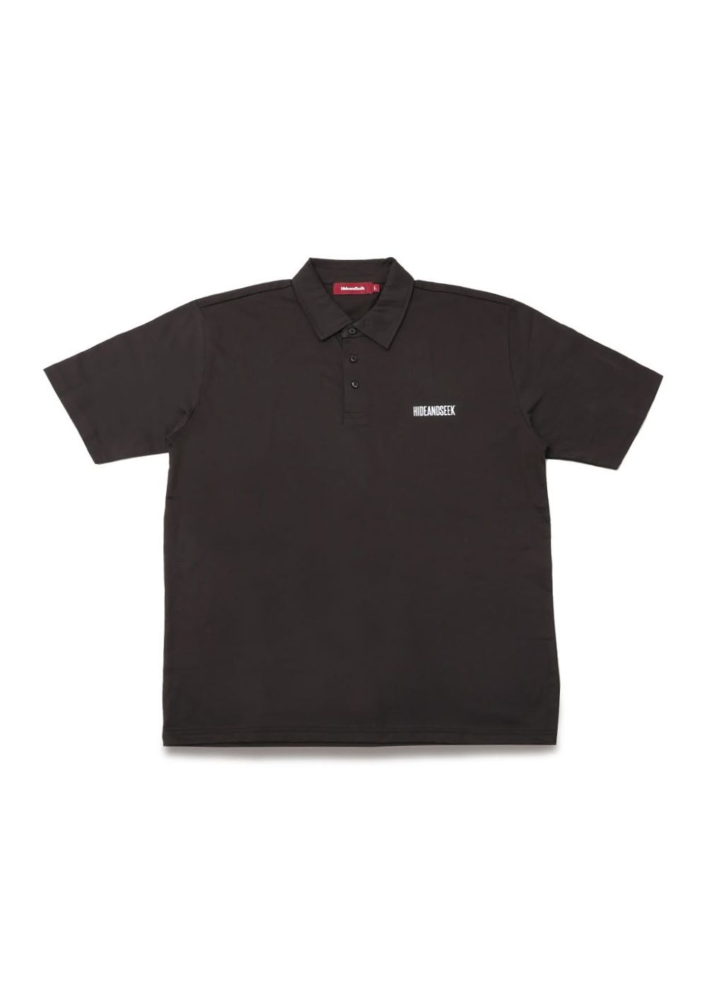 HIDE AND SEEK - 【ラスト1点】Polo S/S Shirt (CHARCOAL GRAY HIDE AND SEEK - 【ラスト1点】Polo S/S Shirt (CHARCOAL GRAY