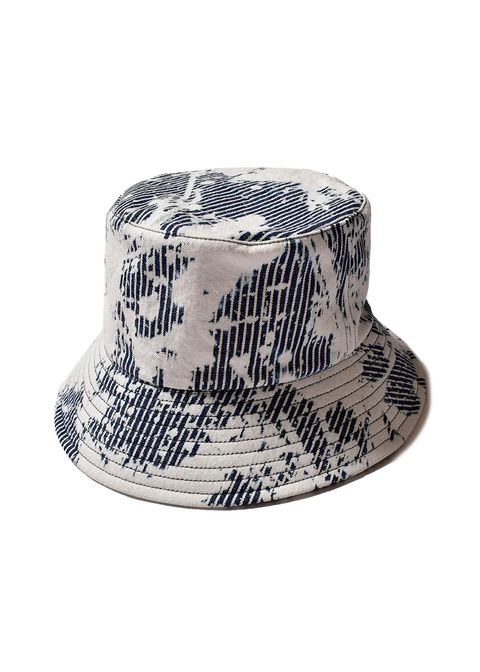 【ラスト1点】Hickory Bleachout Bucket HAT (USS) / ヒッコリー ブリーチアウト バケットハット