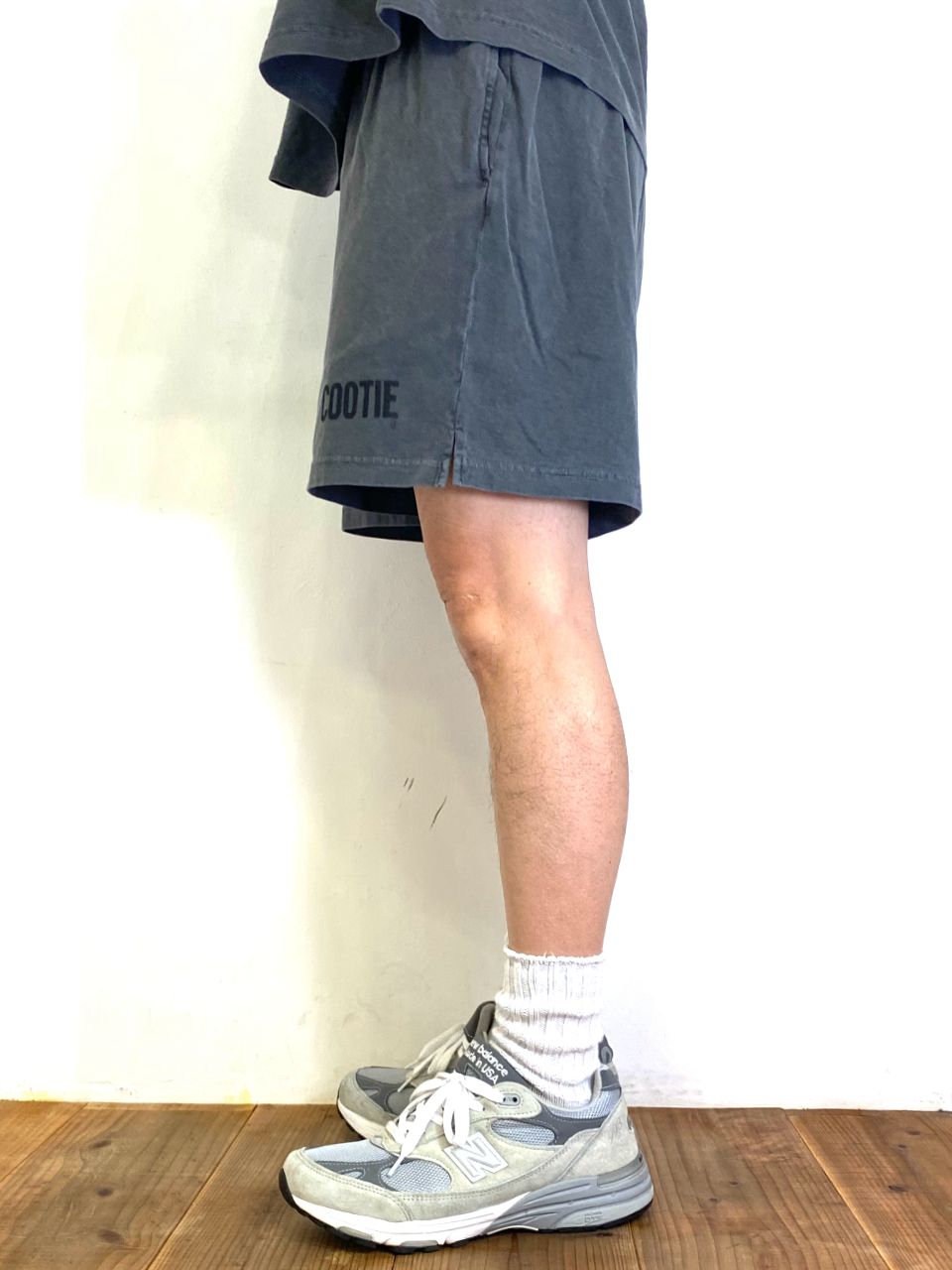 COOTIE PRODUCTIONS - Pigment Dyed Jersey Easy Shorts (BLACK