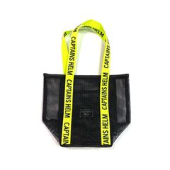 MESH TOTE BAG S (BLACK) / メッシュ トートバッグ