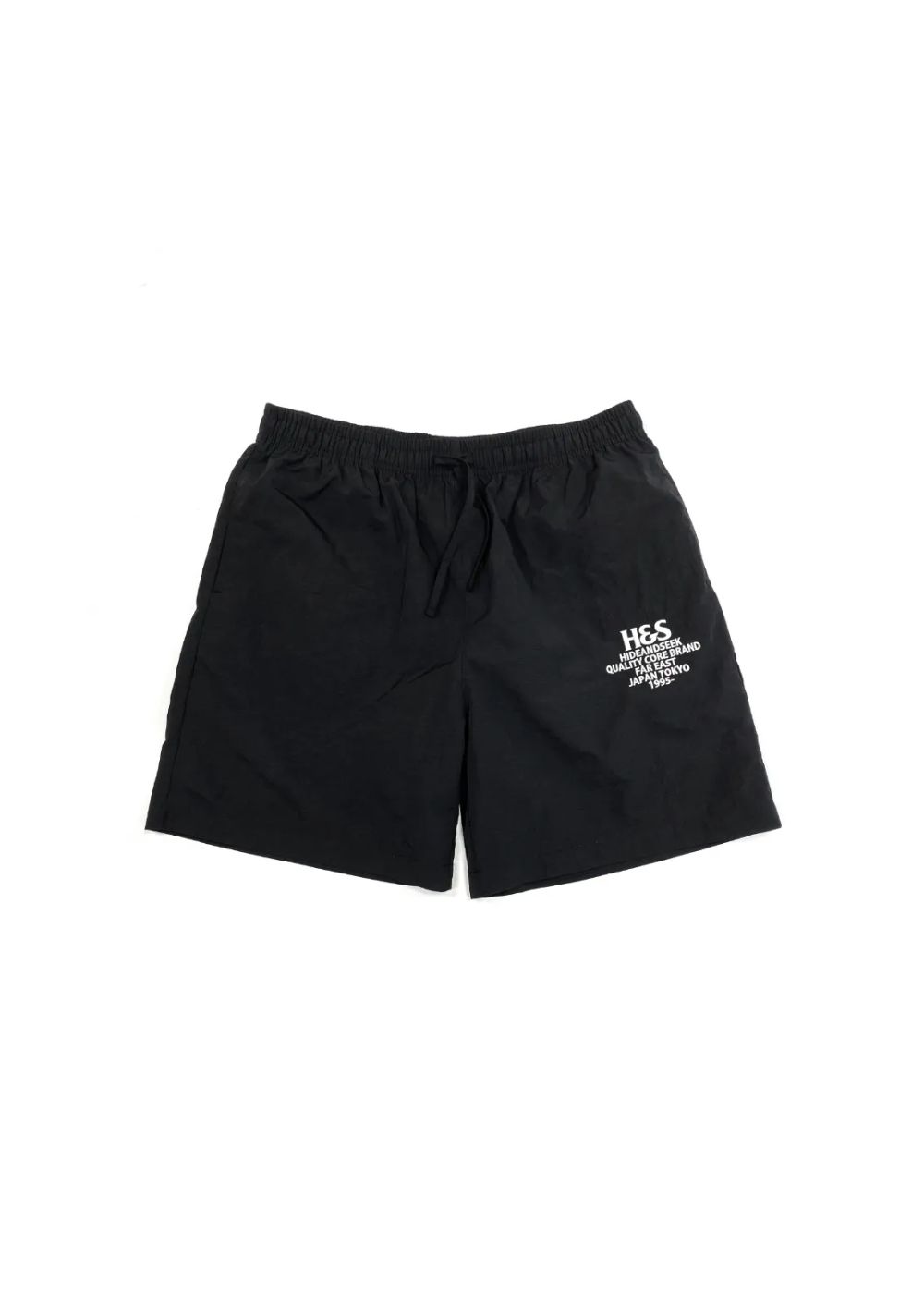 Nylon Easy  Short (BLACK) / ロゴ刺繍 イージーショーツ