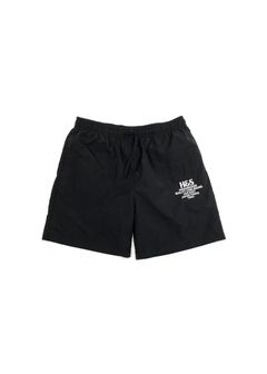 Nylon Easy  Short (BLACK) / ロゴ刺繍 イージーショーツ