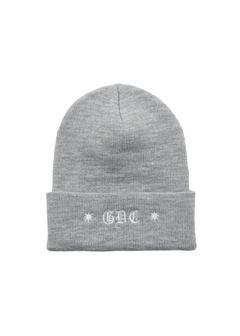 Old English Knit Cap (T.GRAY) / オールドイングリッシュ ロゴ ニットキャップ。