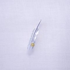 Feather SS with Gold Point S (Right) (SILVER) / 24金Sポイント極小フェザートップ (右向き)