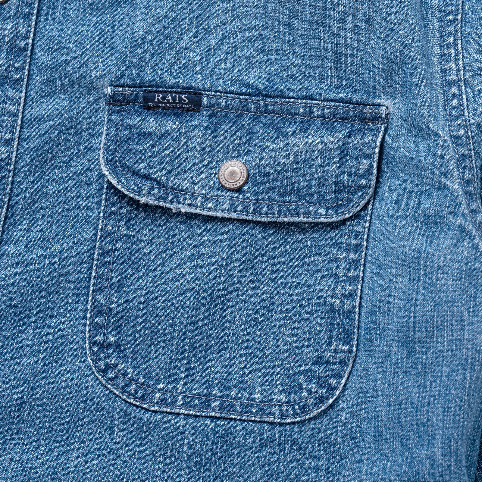 【ラスト1点】DENIM WORK SHIRT (INDIGO) / デニム ワーク シャツ
