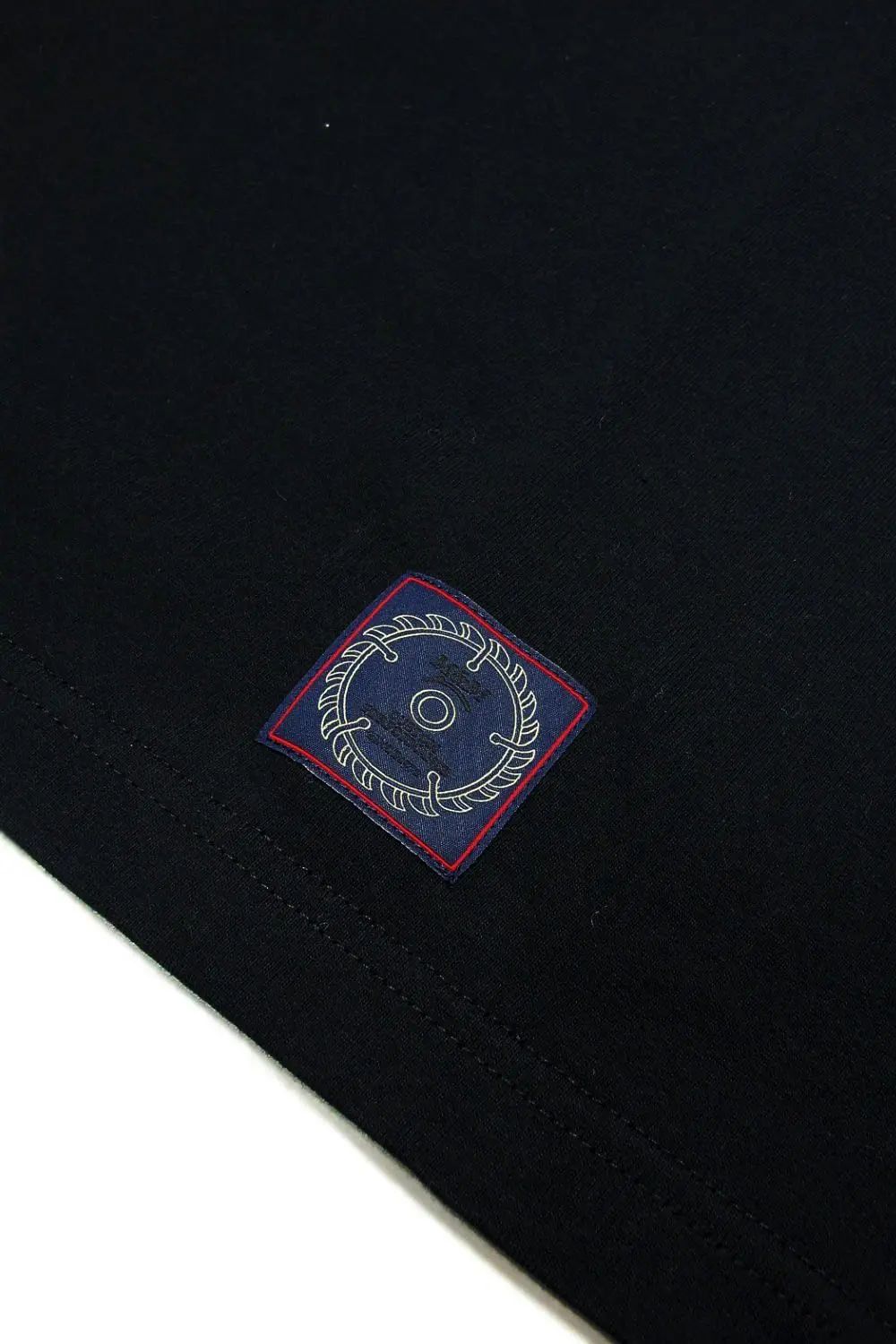 【ラスト1点】PRINT TEE (BLACK) / ステンシル ロゴ プリント Tシャツ
