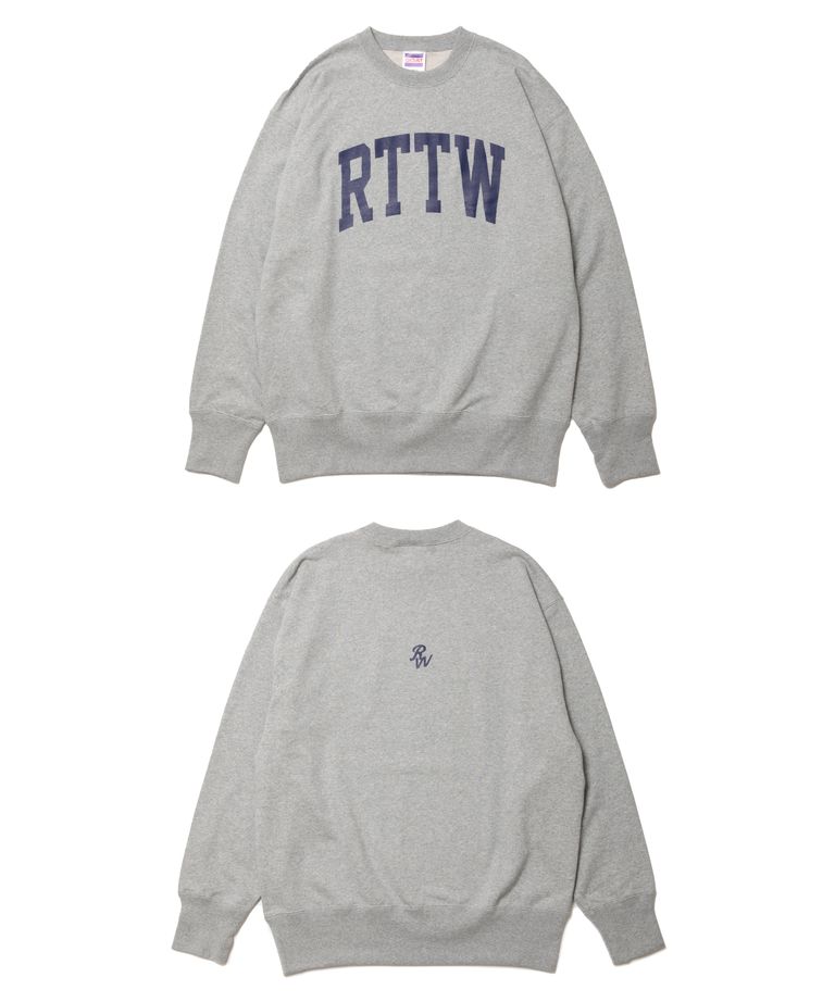 ROTTWEILER - RTTW SWEATER (GRAY) / プリント クルーネック 