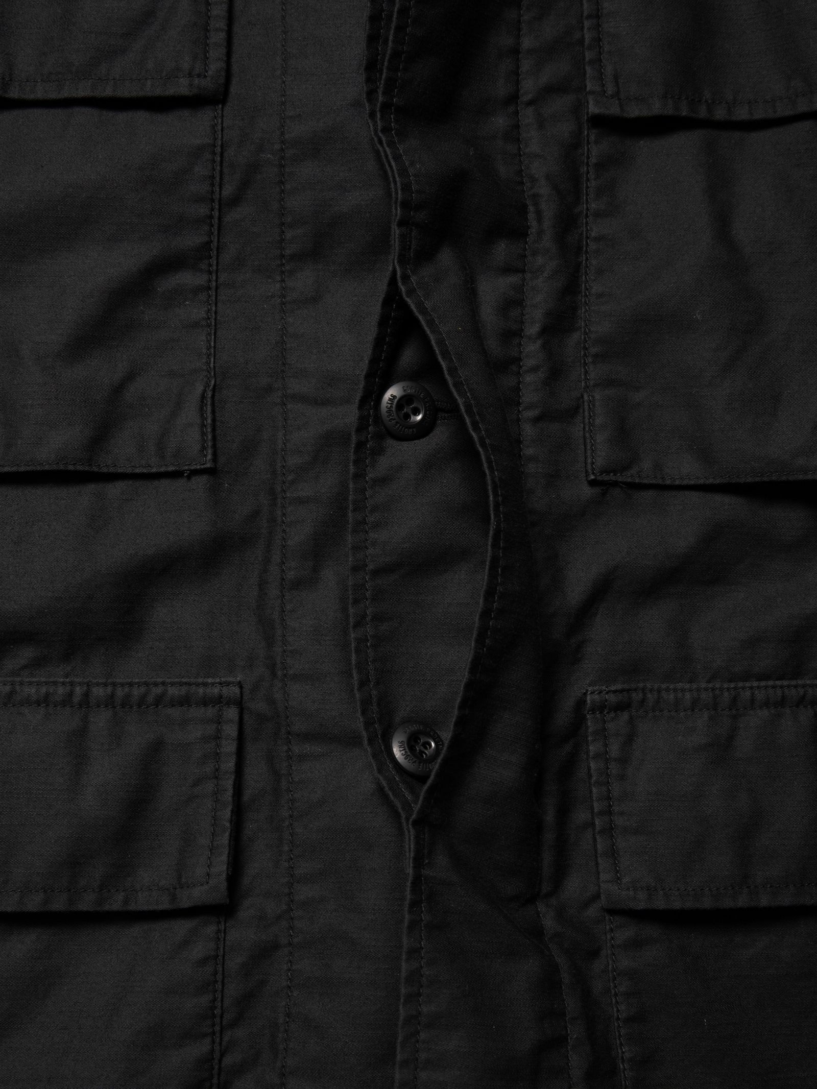 COOTIE PRODUCTIONS - 【ラスト1点】BACK SATIN BDU JACKET (BLACK