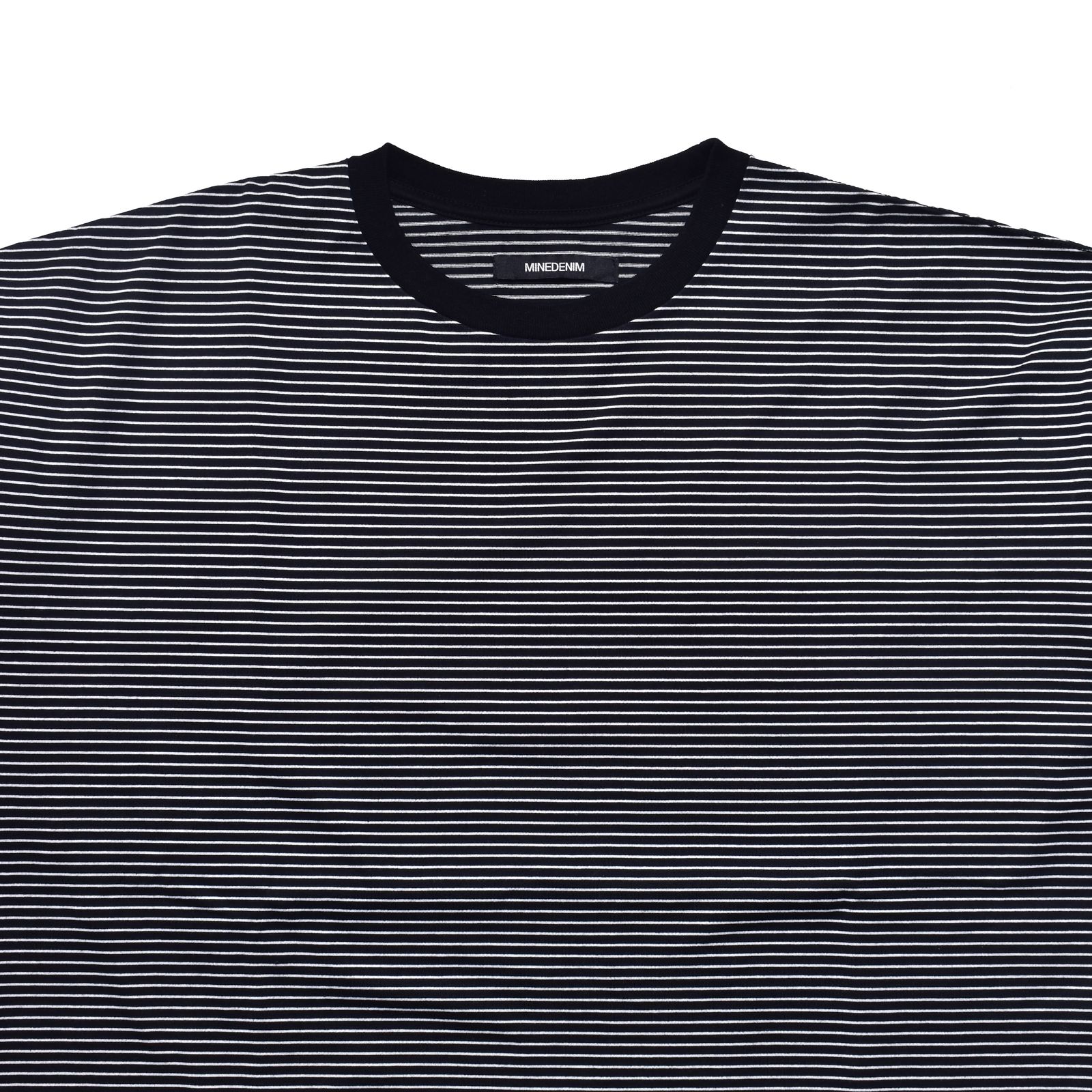 Micro Border Loose Crewneck T-SH (BLT) / オリジナル ボーダー ワイド Tシャツ