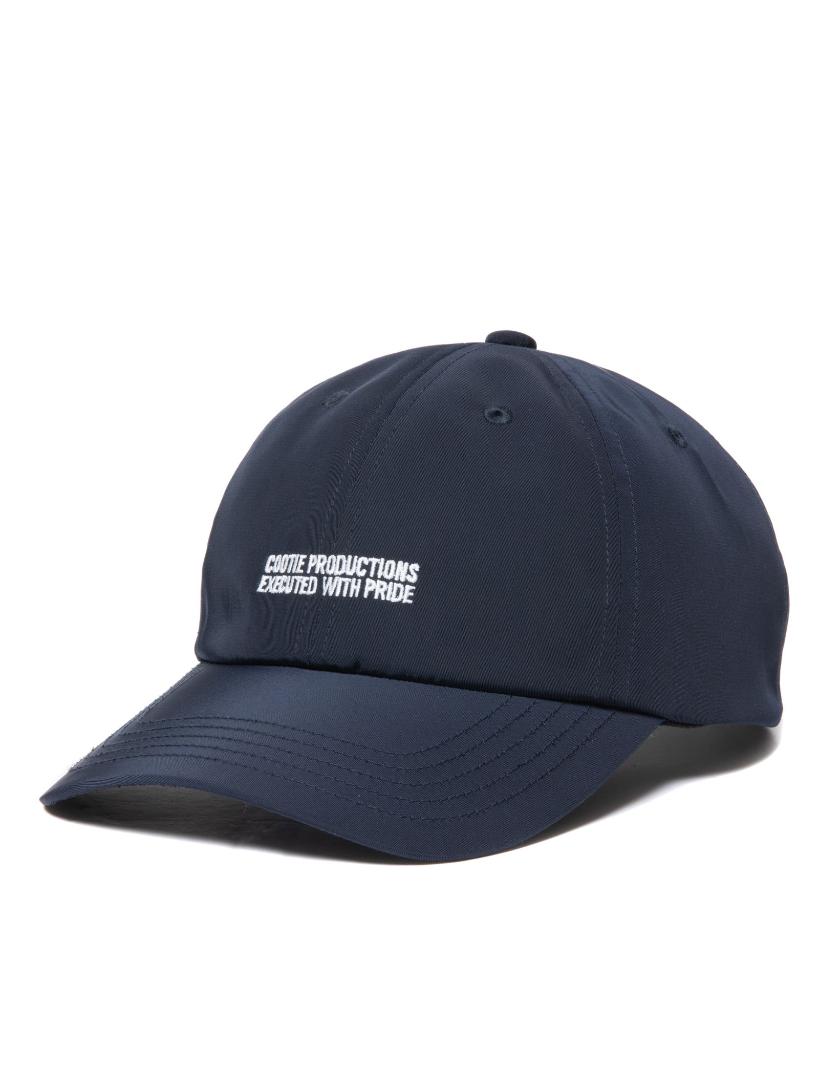 COOTIE PRODUCTIONS - POLYESTER 6 PANEL CAP (BLACK) / ポリエステル
