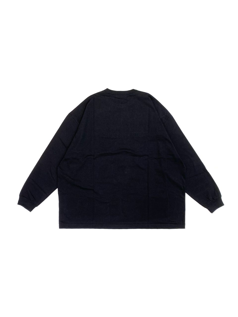 COOTIE PRODUCTIONS - Oversized L/S Tee (Embroidery) (BLACK