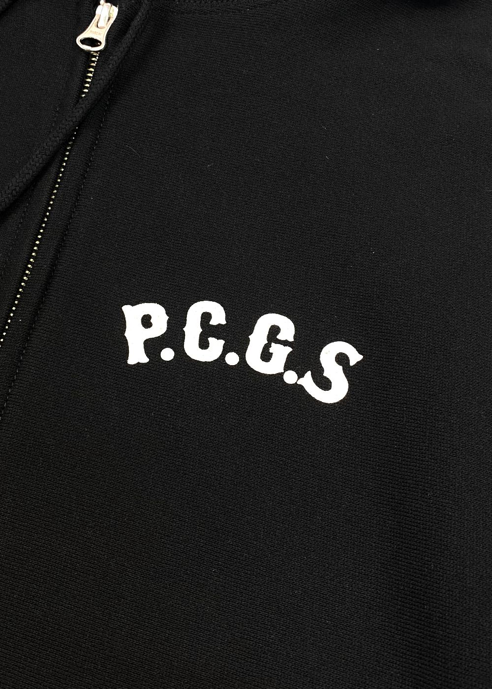 【ラスト1点】CIRCLE PORK ZIP UP HOODIE (BLACK) / サークルポーク スウェット ジップパーカー