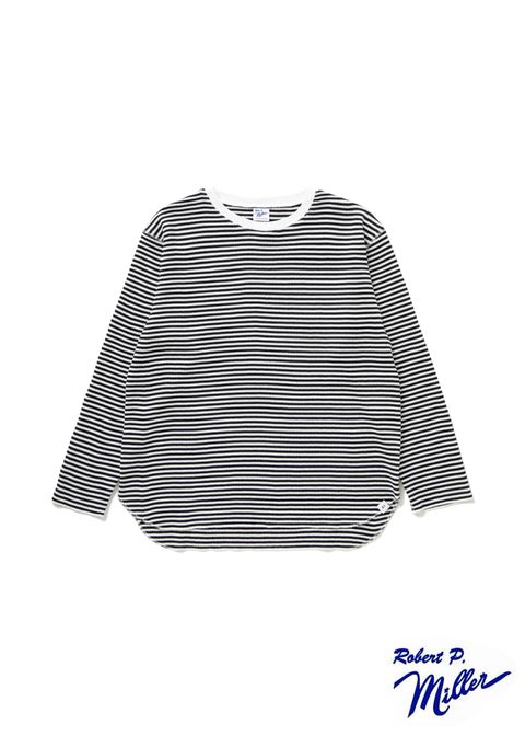 Miller Ex. THERMAL T "KILMER" (BLACK×WHITE) / ×ミラー コラボ ボーダー サーマル