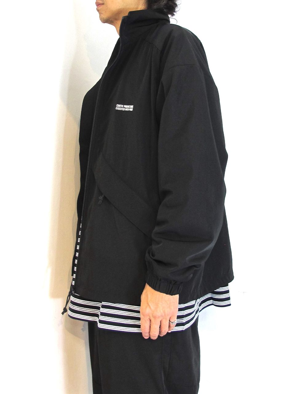 COOTIE PRODUCTIONS - RAZA TRACK JACKET (BLACK) / ポリエステル