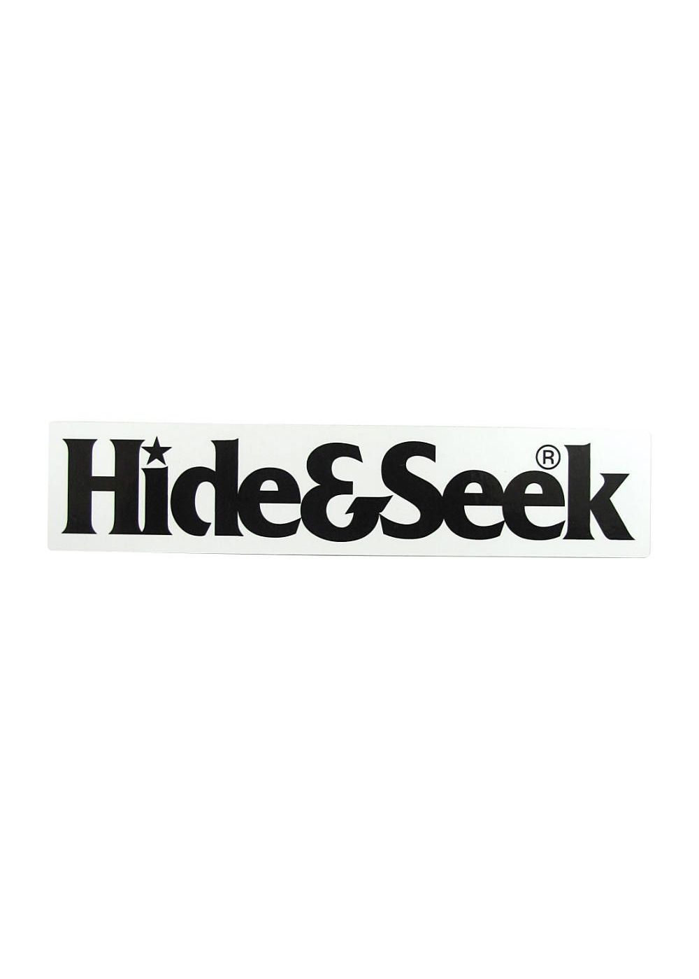 H&S STICKER (L) (WHITE) / ロゴステッカー (Lサイズ)
