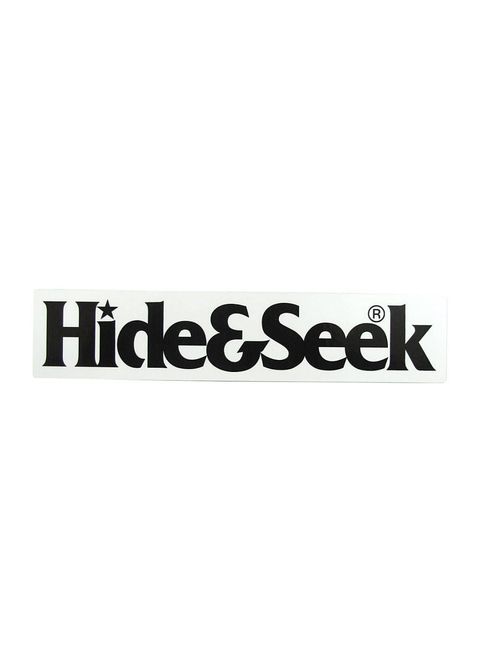 H&S STICKER (L) (WHITE) / ロゴステッカー (Lサイズ)