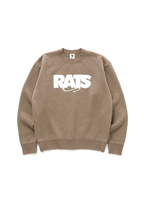BOX LOGO SWEAT (KHAKI) / ロゴ アップリケ スウェット