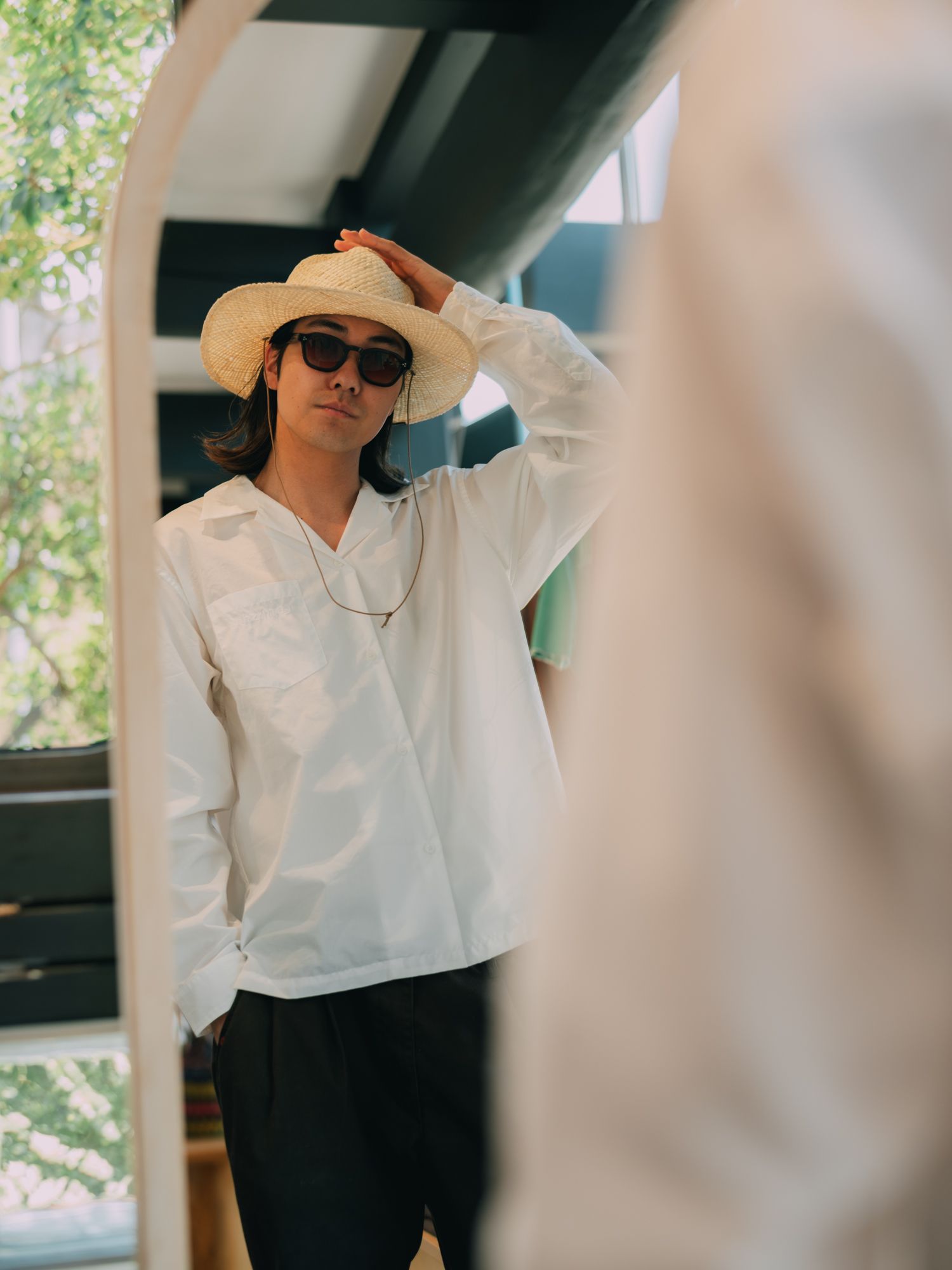 MOUNTAIN STRAW HAT (NATURAL) / ストローハット