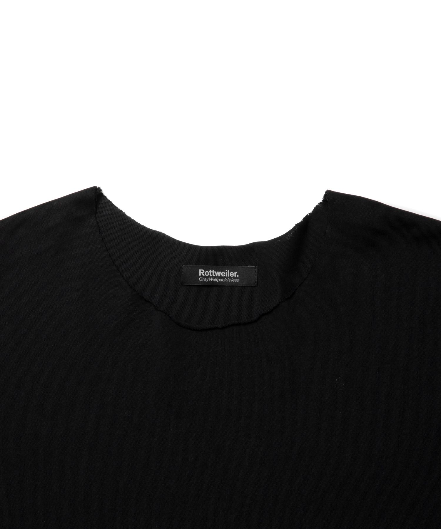 ROTTWEILER - R9 CUT OFF TEE (BLACK) / オリジナル カットオフ Tシャツ | LOOPHOLE