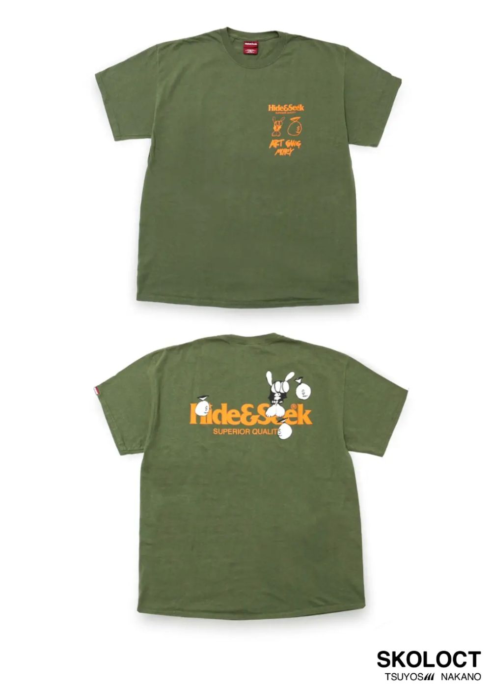 × SKOLOCT S/S Tee-2 (OLIVE DRAB) / スコロクト コラボT