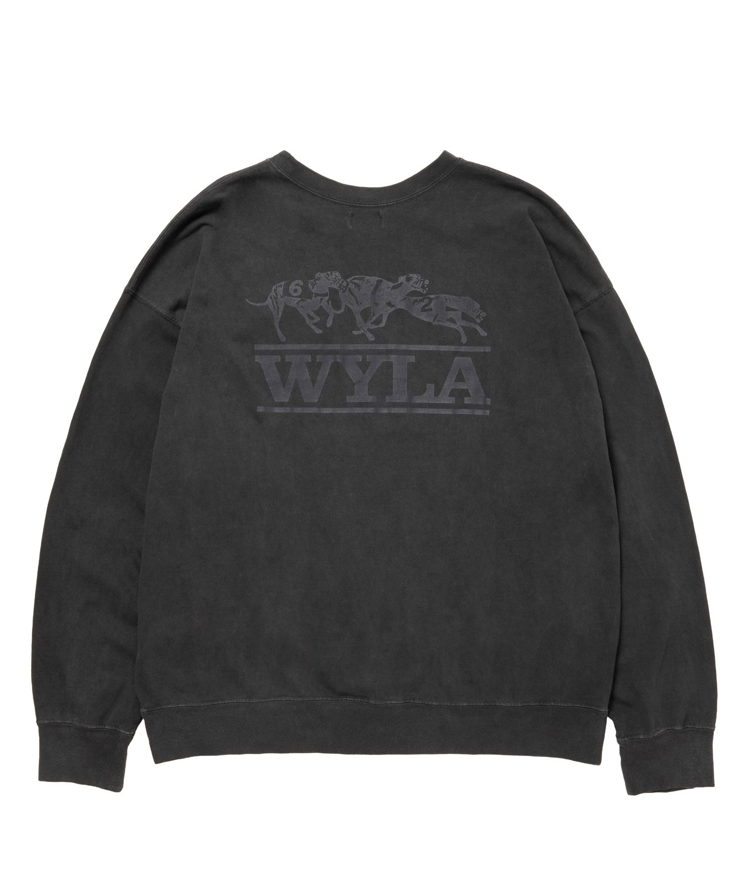 PIG DOG SWEATER (BLACK) / オリジナル ピグメント スウェット
