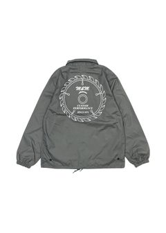 Coach Jacket (CHARCOAL) / プリント コーチジャケット