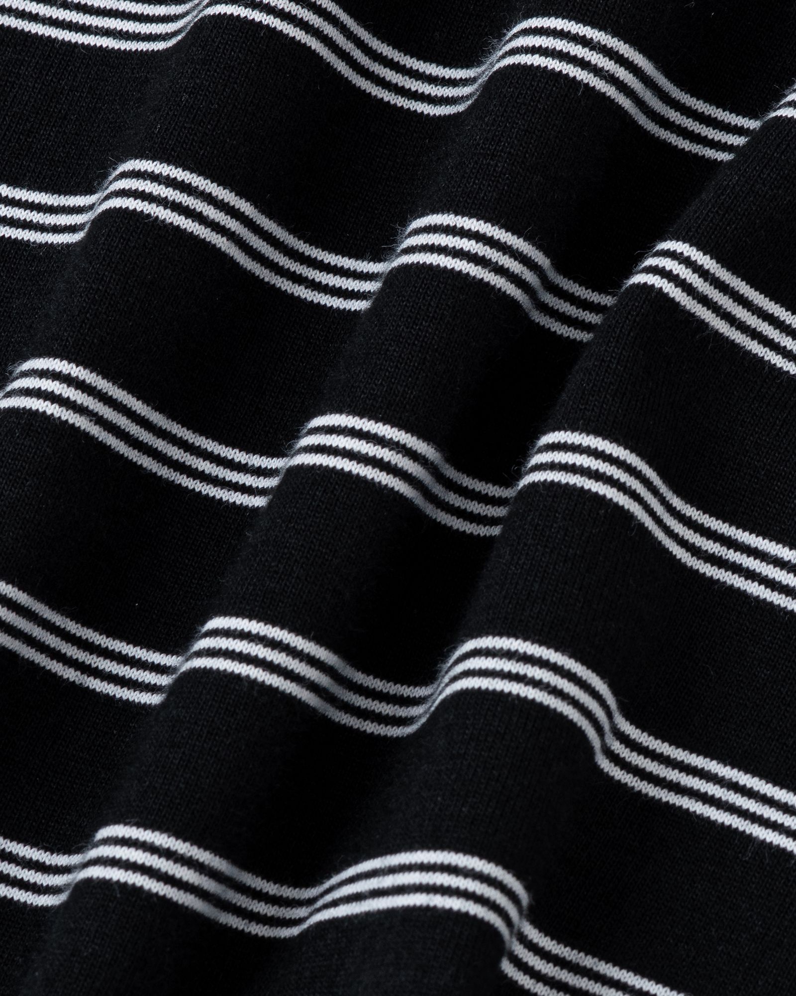 S/S POCKET T "GAZ" (BLACK) / ボーダー ポケット Tシャツ
