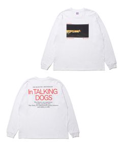 CAL NIGHT LS PHOTO TEE (WHITE) / フォト プリント Tシャツ