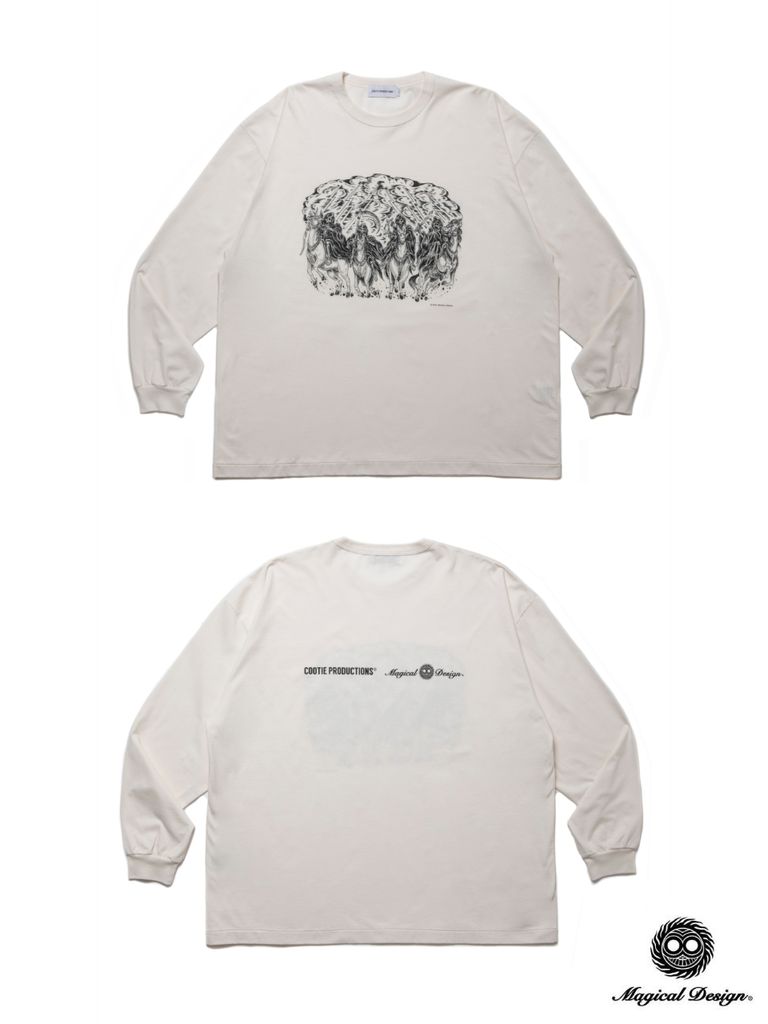 COOTIE PRODUCTIONS - 【ラスト1点】Print L/S Tee (Magical Design 