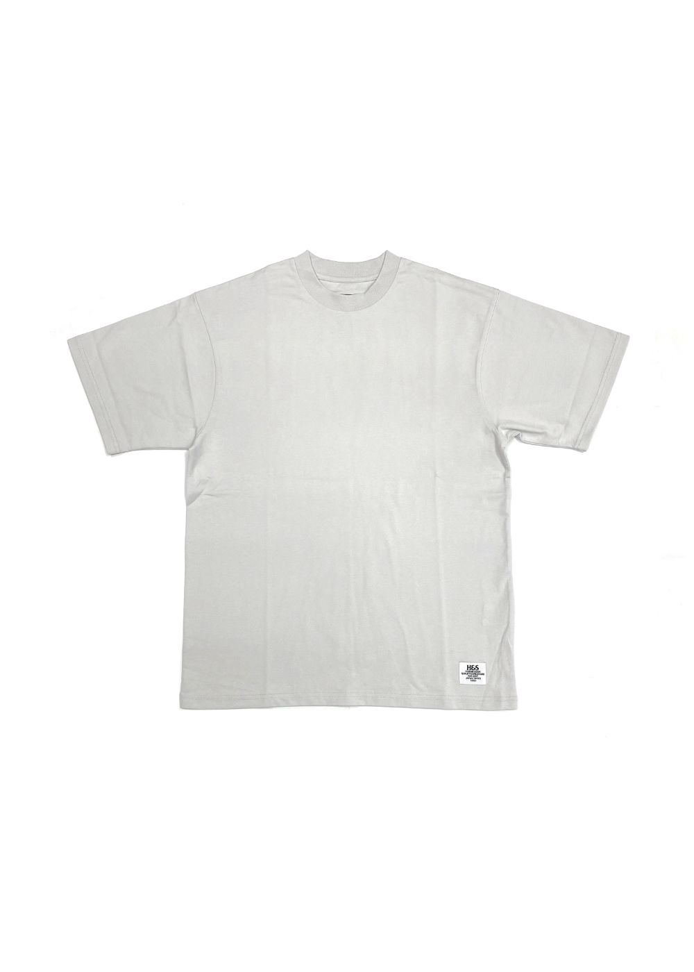 H&S S/S Tee (LIGHT GRAY) / オリジナル ロゴ プリント ショート スリーブ Tシャツ