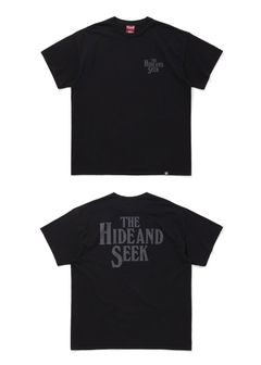 The HAS S/S Tee (BLACK) / ロゴ プリントTee