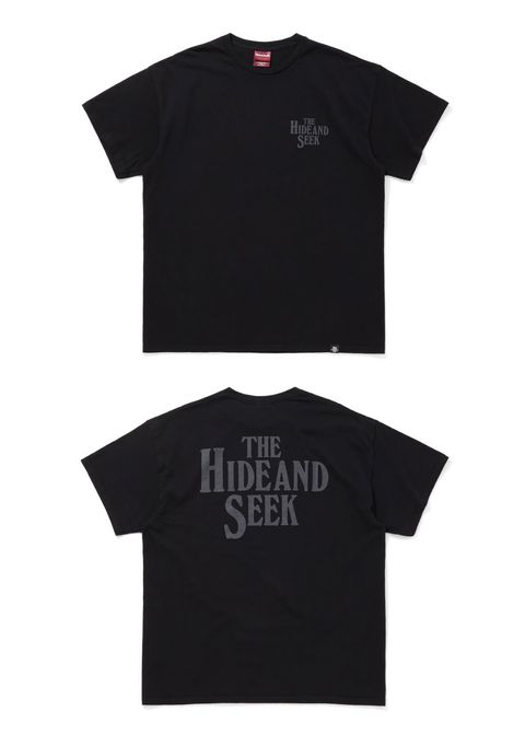 The HAS S/S Tee (BLACK) / ロゴ プリントTee