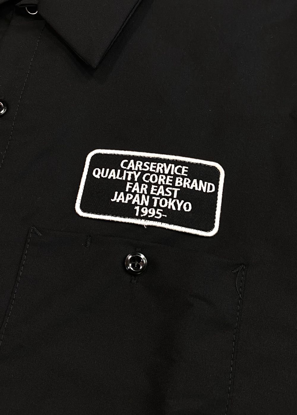 ×CARSERVICE Work L/S SHIRT (BLACK) / カーサービス ワークシャツ