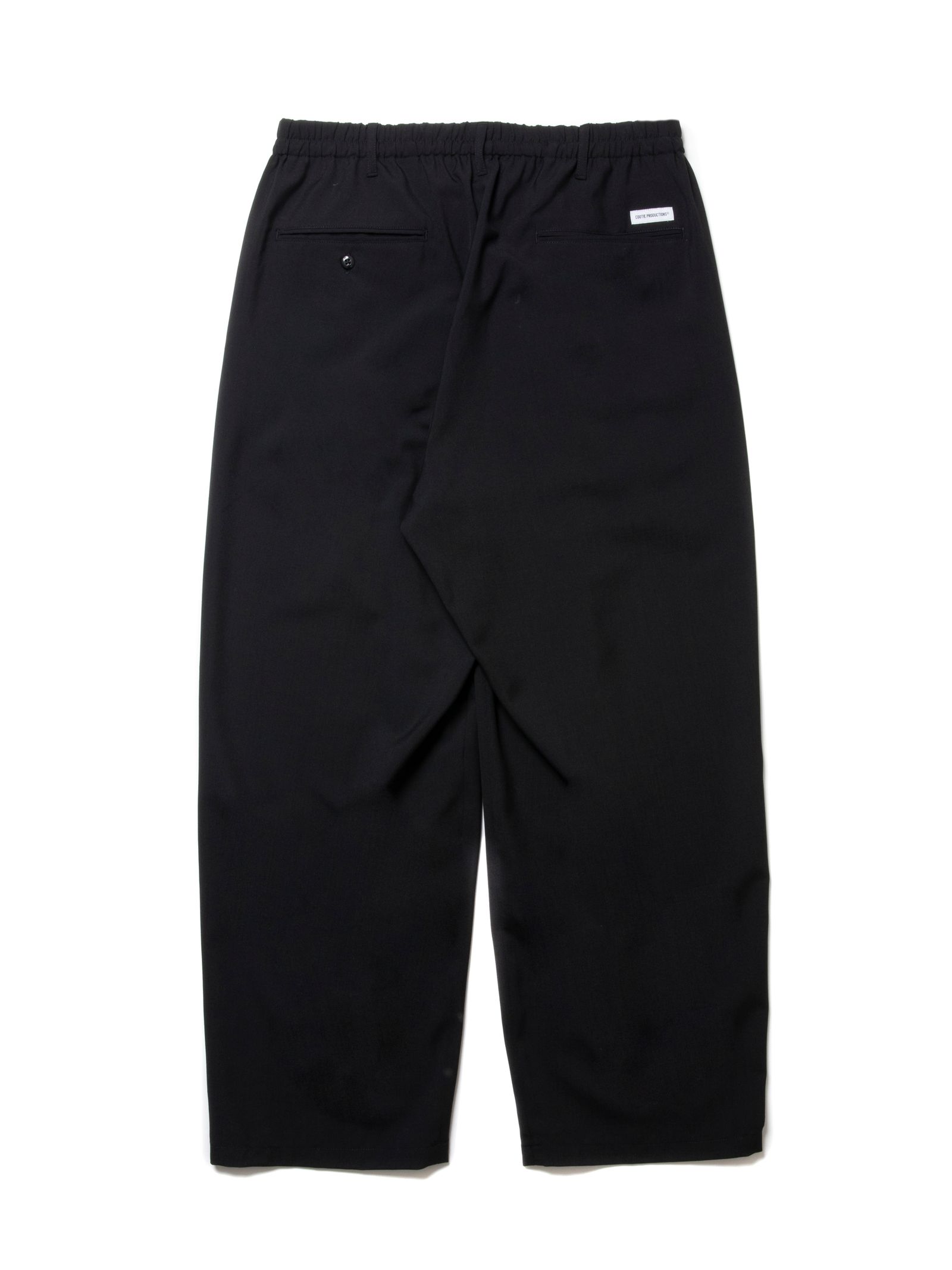 COOTIE PRODUCTIONS - T/W 2 Tuck Easy Pants (BLACK