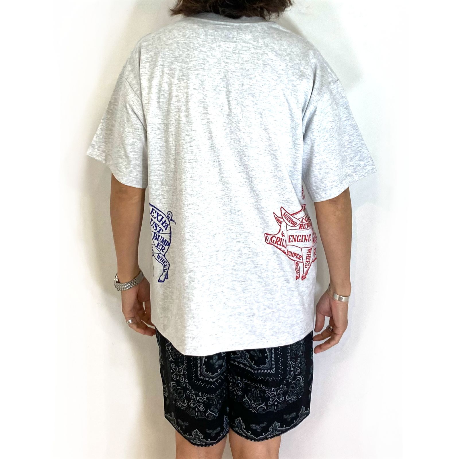 MULTI LOGOS TEE 2025 (GRAY) / マルチロゴ S/S Tシャツ