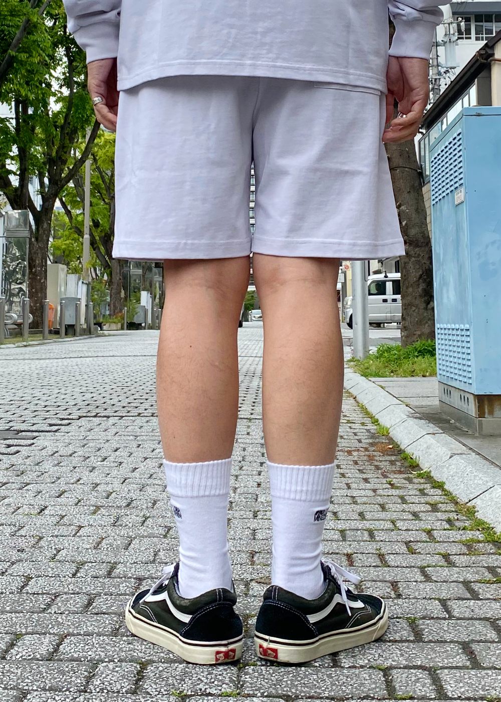 H&S Short (LIGHT GRAY) / ロゴ プリント イージーショーツ / セットアップ可能