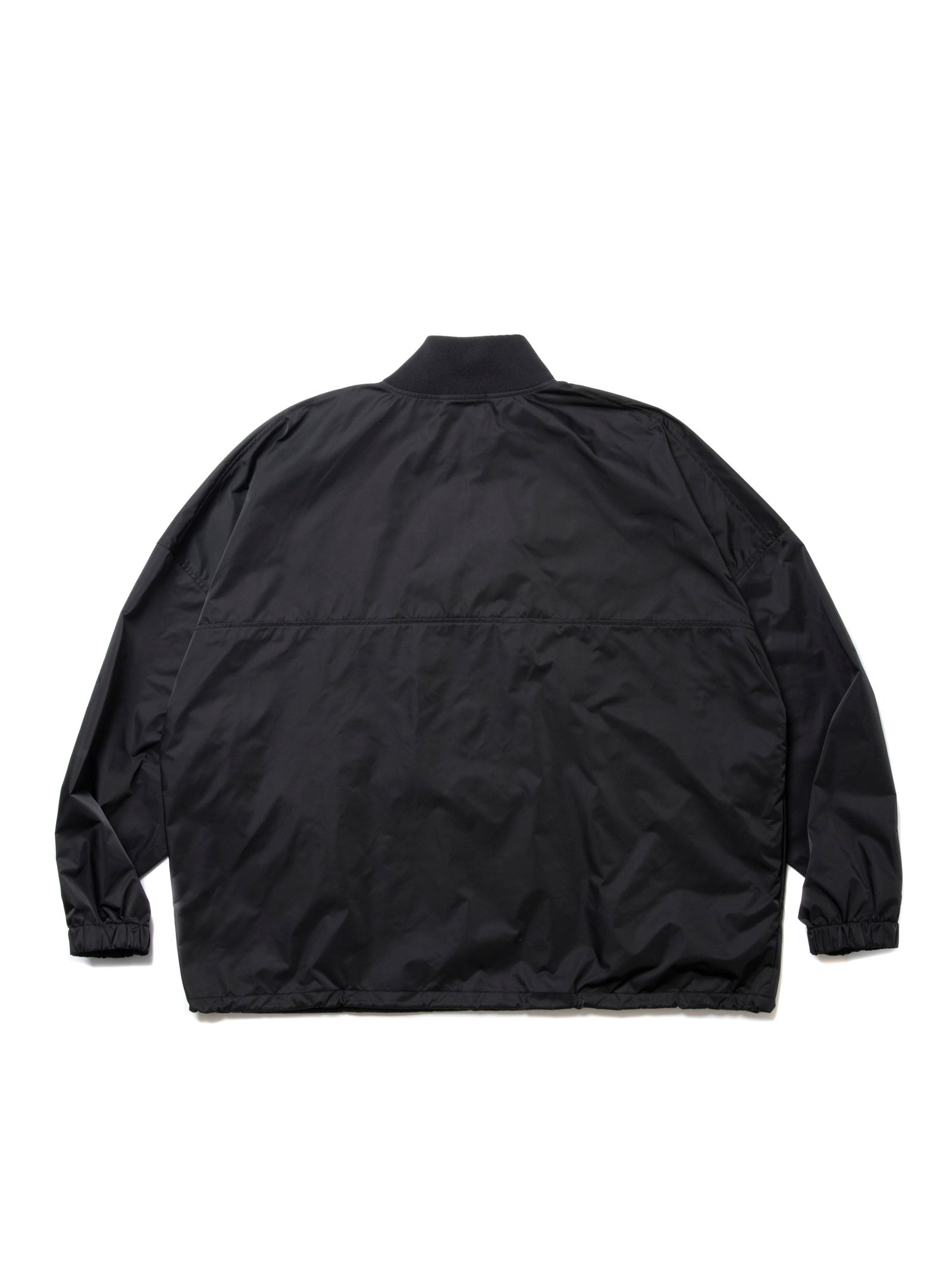 COOTIE PRODUCTIONS - Memory Polyester Twill Half Zip Top (BLACK) /  ポリエステルツイル ハーフジップ ジャージ | LOOPHOLE