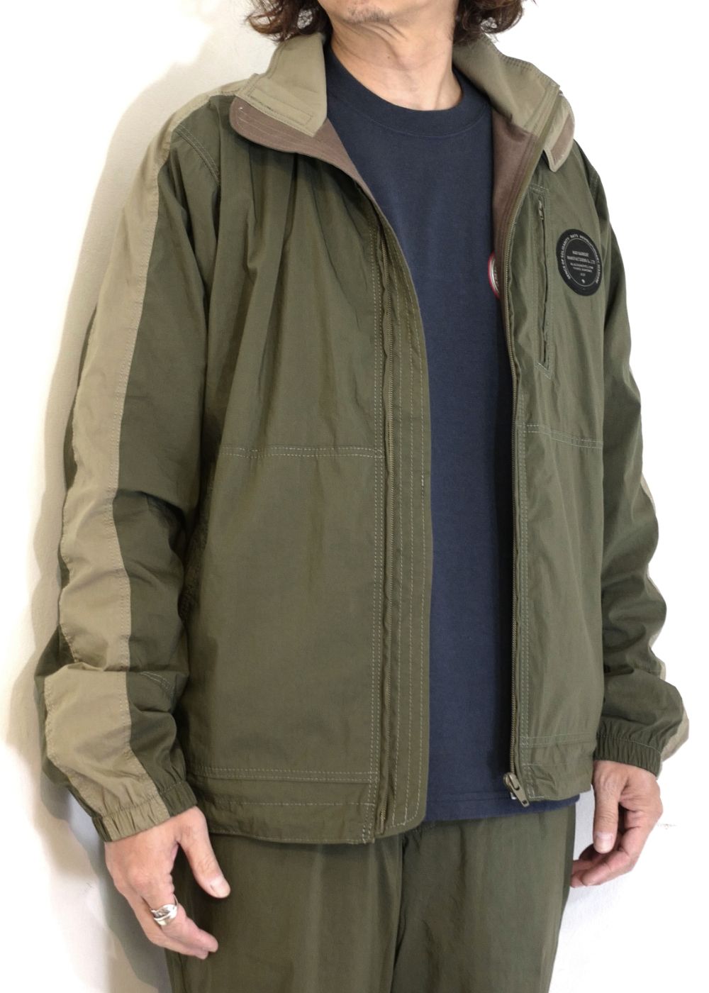 RATS - WARM UP JACKET (KHAKI) / セットアップ トラックジャケット