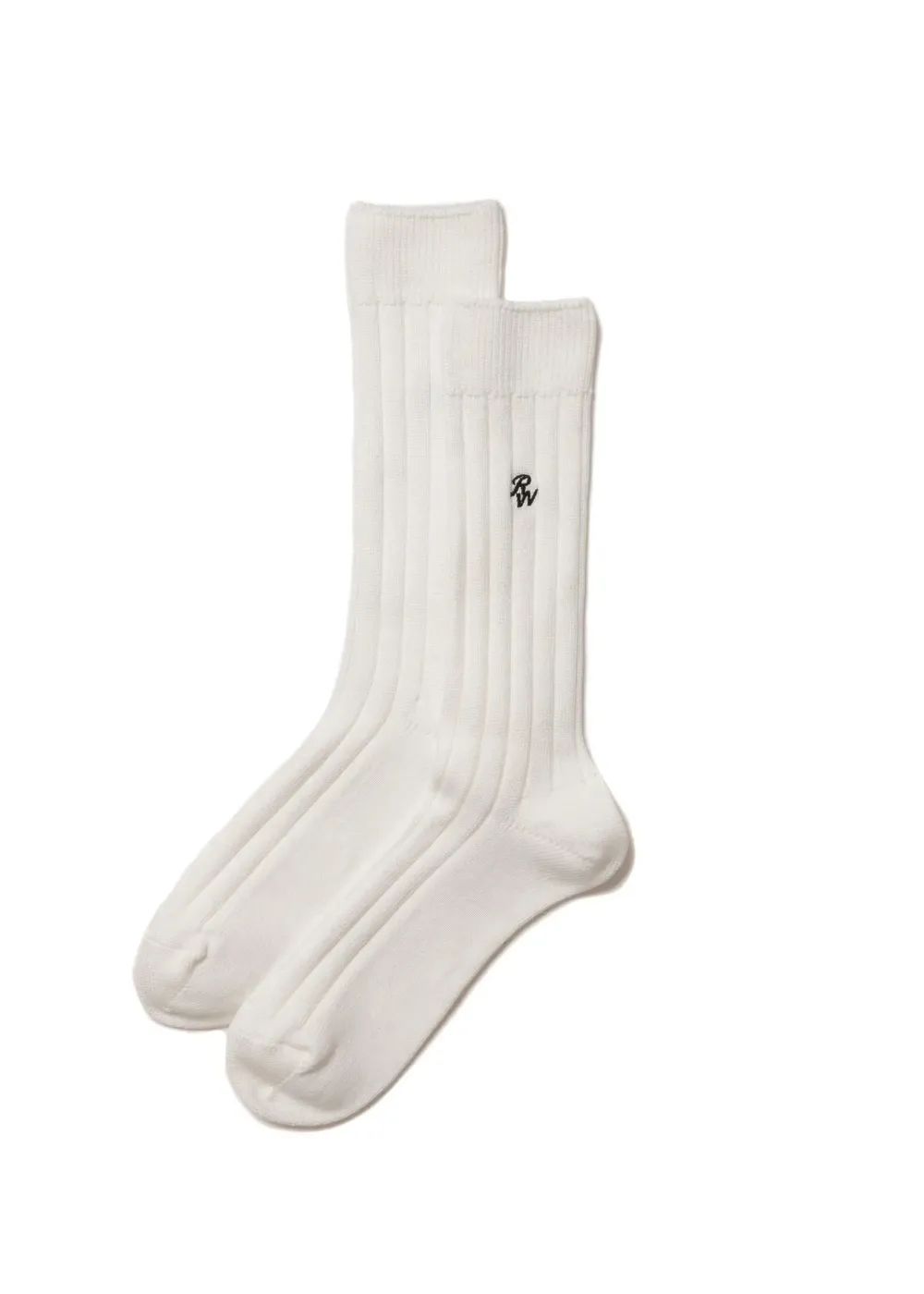 R9 PURPLE SOX (WHITE) / ×パープルズ コラボ ジャガードロゴ ソックス