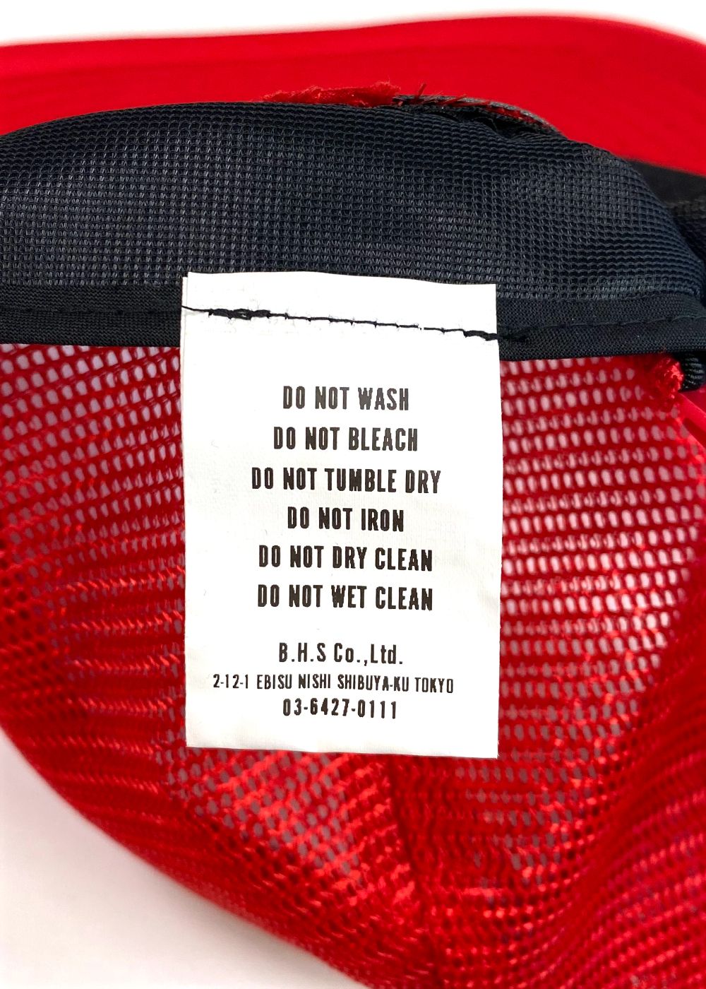 MESH CAP "WAY OF LIFE" (RED) / 定番ロゴ メッシュキャップ