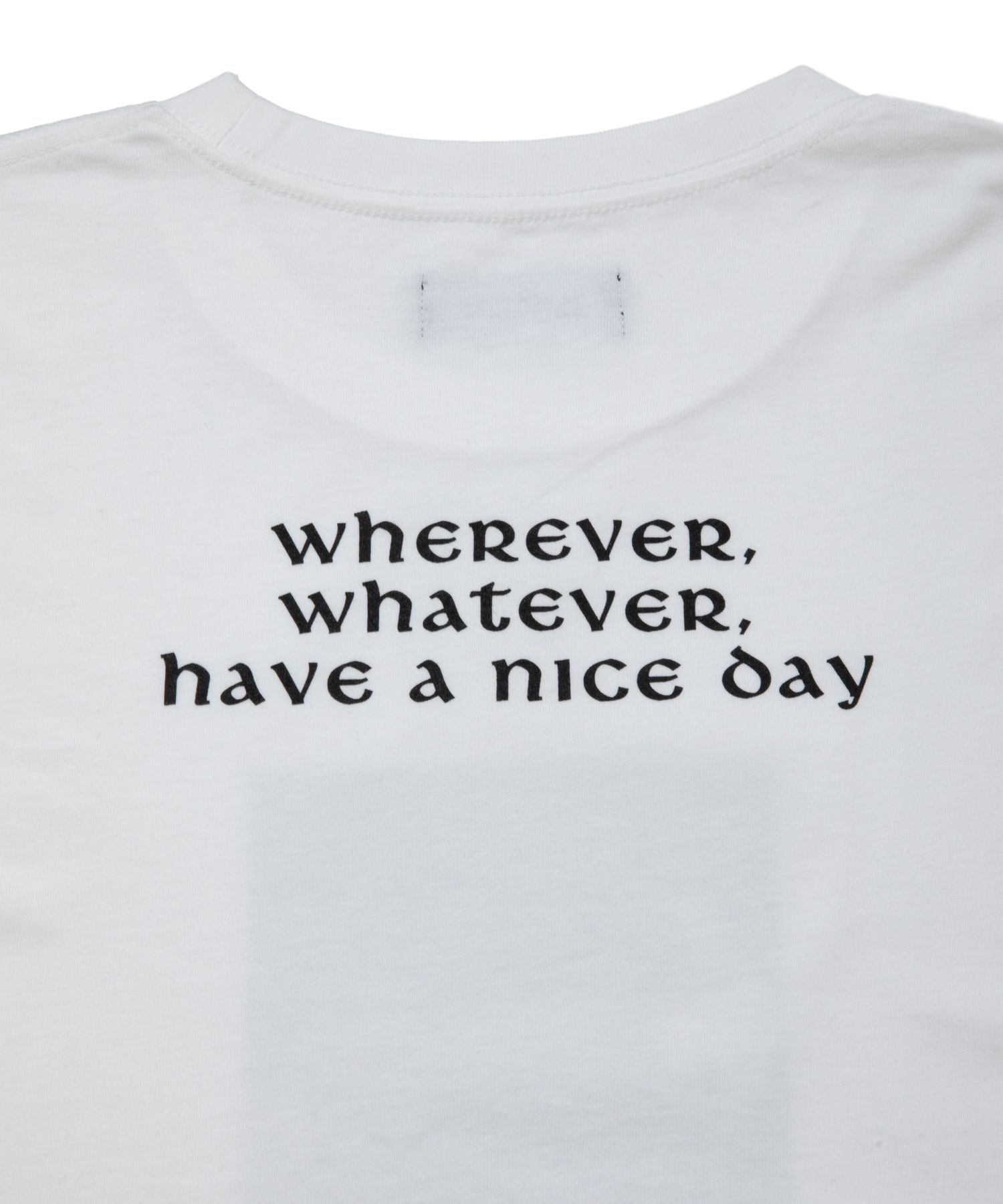 R9 PHOTO LS TEE (WHITE) /  オリジナル フォトプリント Tシャツ