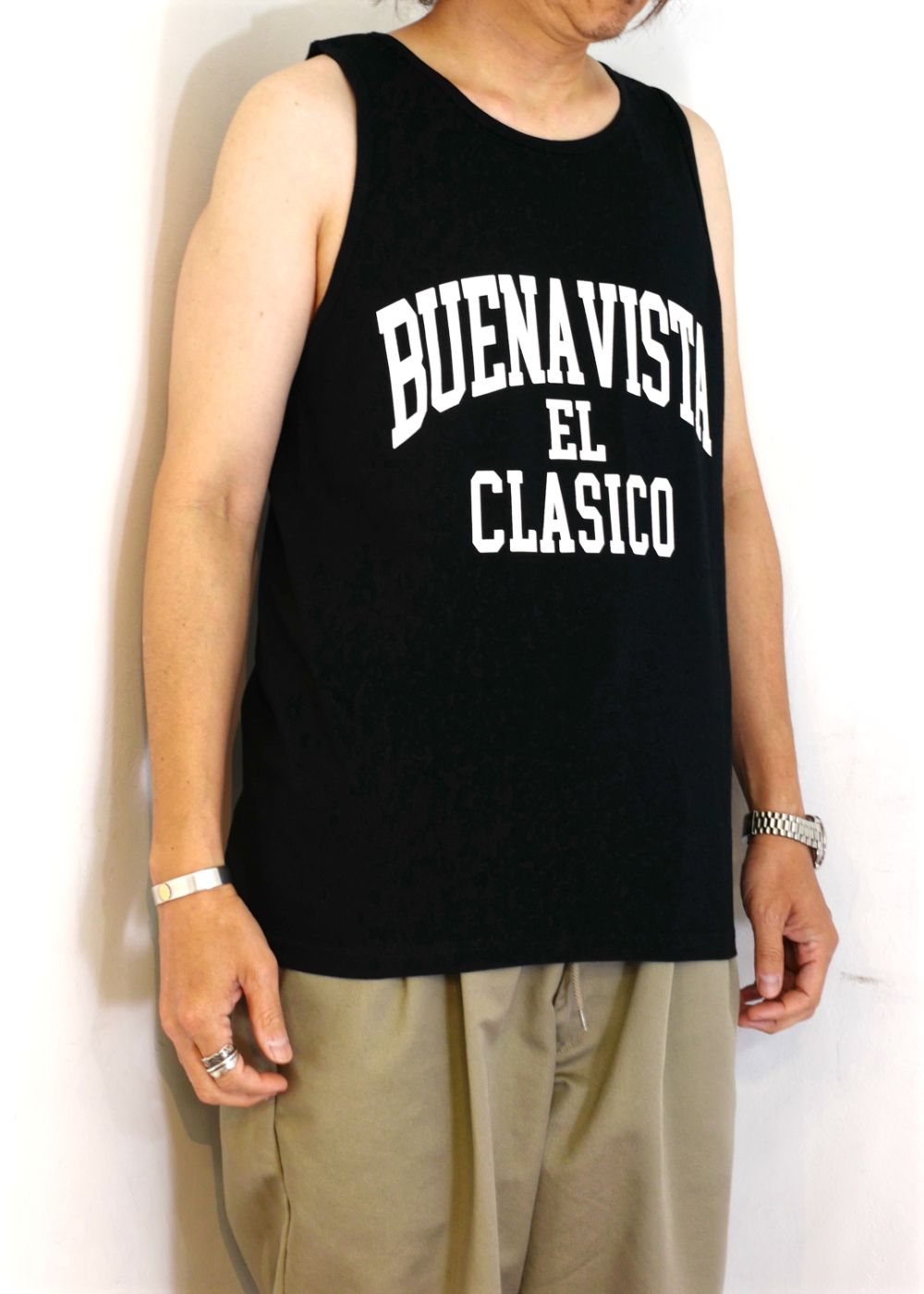 BV college tanc (BLACK) / カレッジ ロゴ タンクトップ