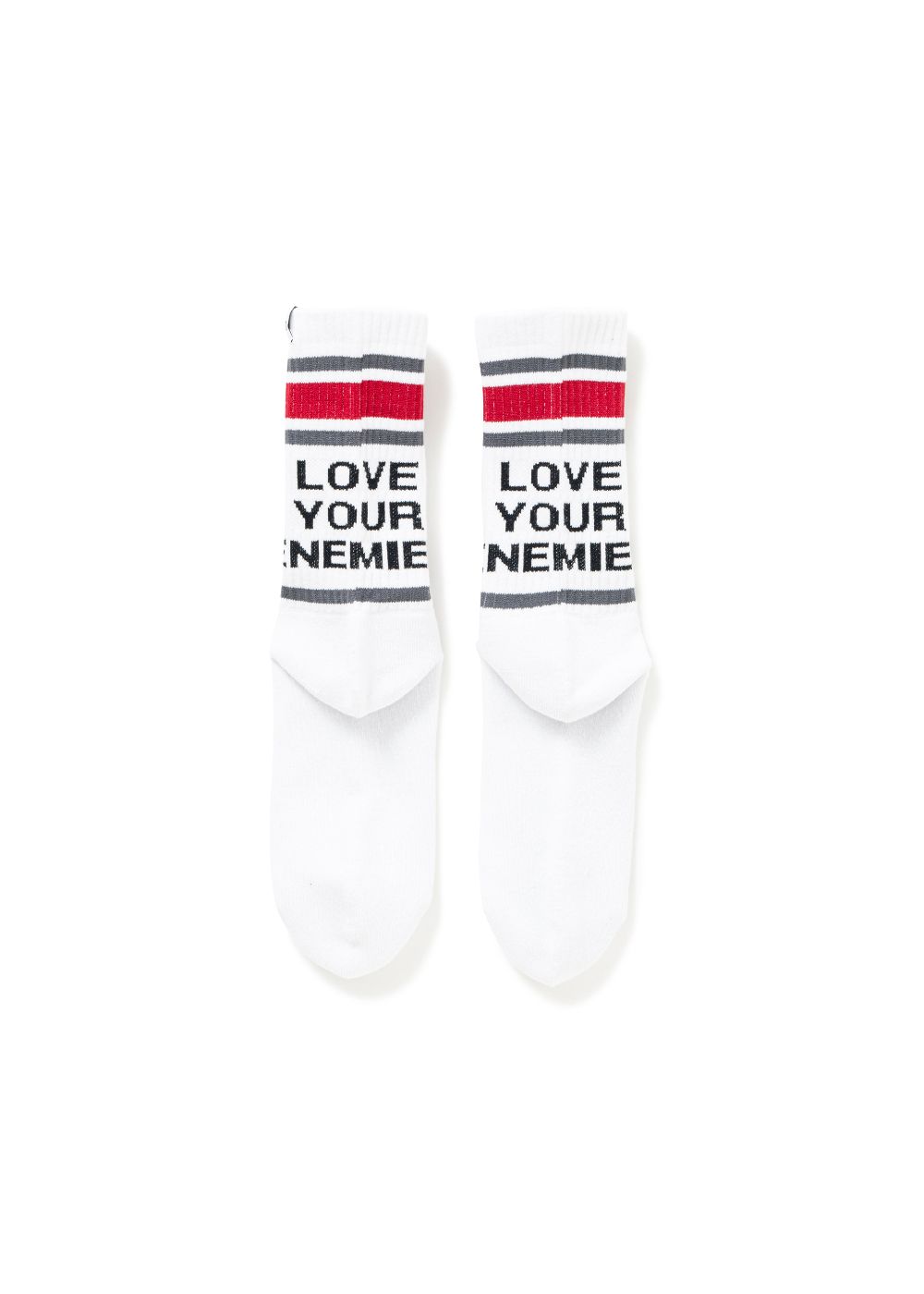 2 Pcs JACQUARD SOCKS "LARRY" (BURGUNDY) / 2パック ラインソックス