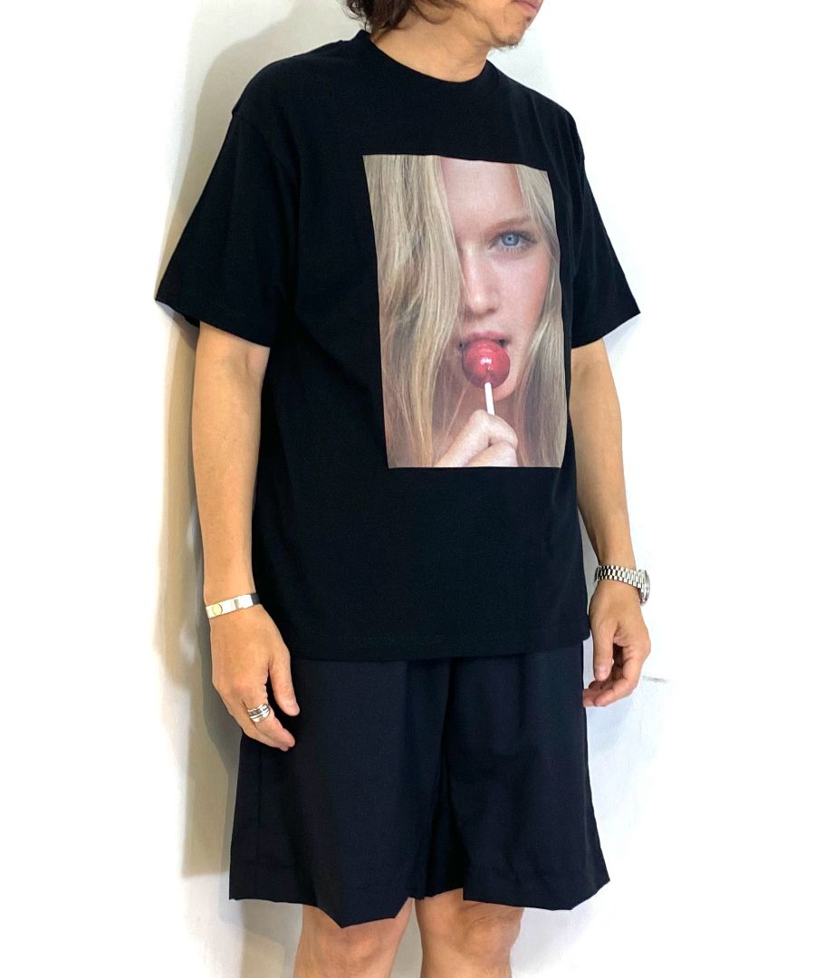 MINEDENIM MIKE DOWSON Tシャツ ブラック　L MINEDENIM - Stie-lo × Mike Dowson T-SH (BLACK) / ×スティーロ