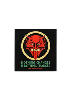 NOTHING DEVIL STICKER / ナッシングデビル ステッカー