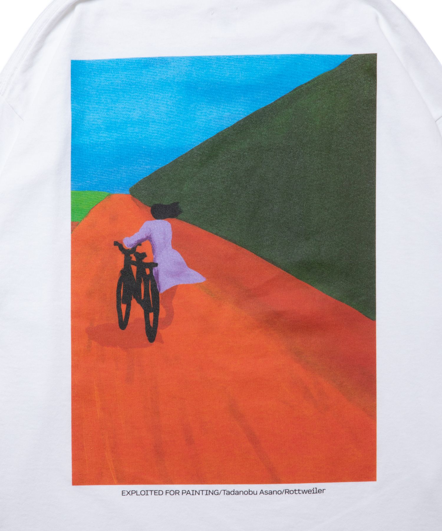 × Tadanobu Asano BICYCLE LS TEE (WHITE) / 浅野忠信 コラボロンT (バイシクル)