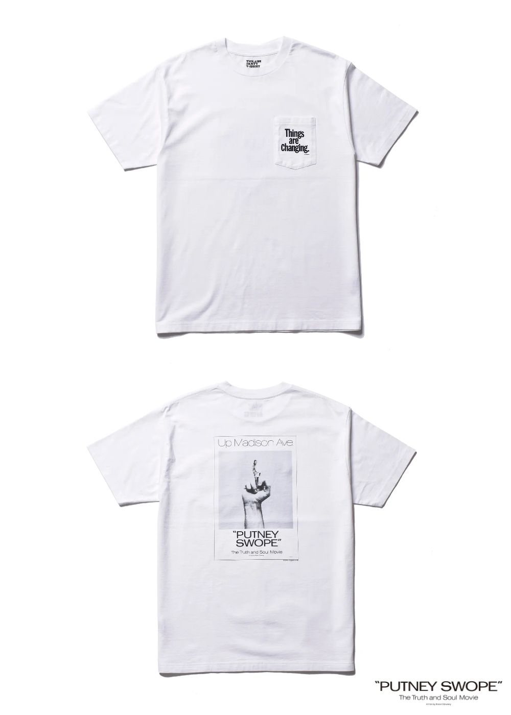 Putney Swope Poke Tee (WHITE) / ×パトニー・スウォープ×スティーロ コラボTシャツ