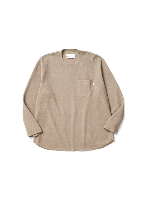【ラスト1点】THERMAL SHIRT (BEIGE) / サーマル カットソー