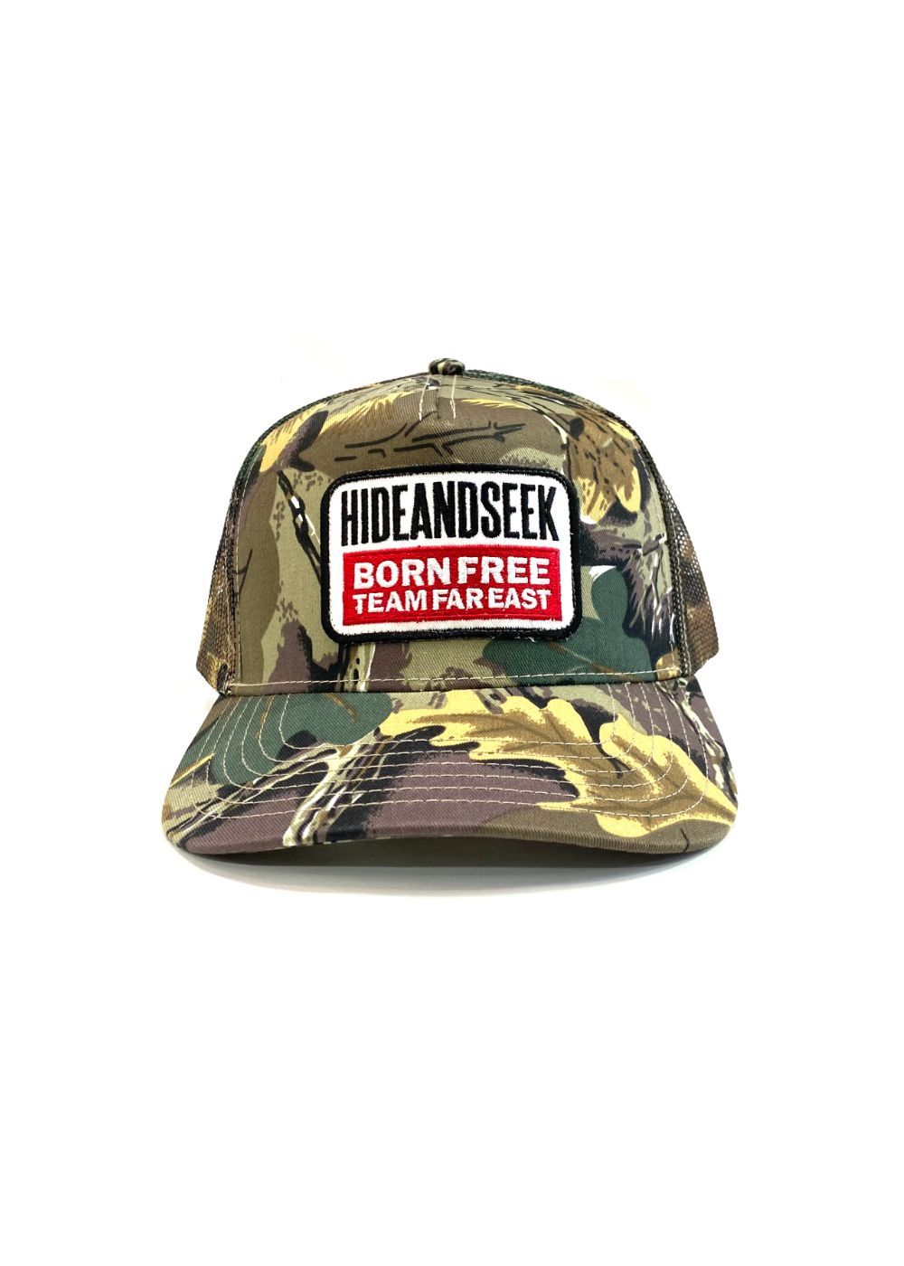 Team Far East Mesh Cap (TREE CAMO) / ワッペン メッシュキャップ