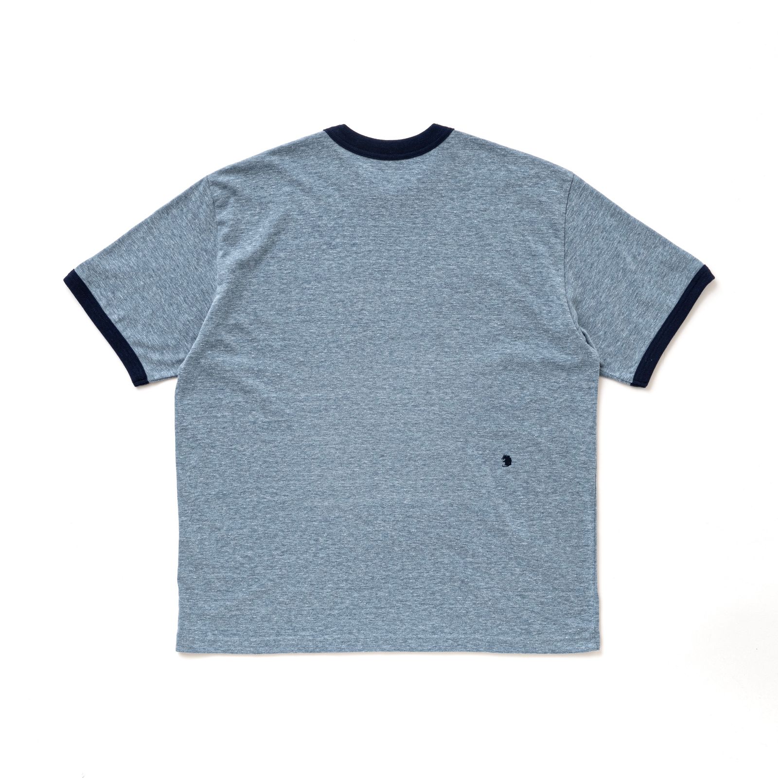 TRIM TEE (HEATHER NAVY) / トリム Tシャツ